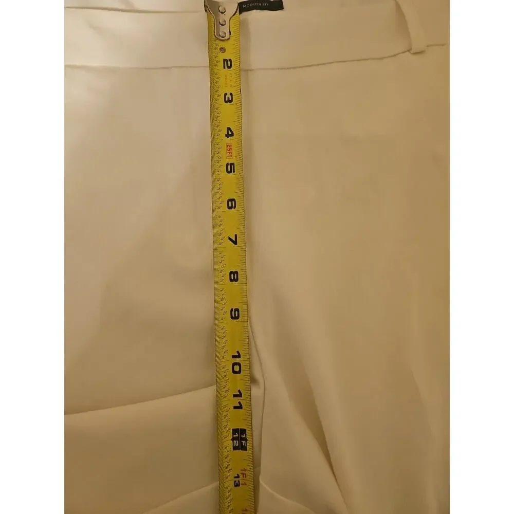 Worthington Modern Fit Women's‎ Dress Pant Wide Leg Size 24W Ivory